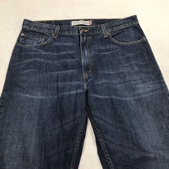 Y2K LEVIS 569 Jean Men 38x30(36/30 tag) Loose Straight Wide Leg Dark Wash Skater - Picture 3 of 15